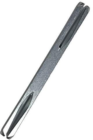 Universal Hardware 8mm x 120mm Split Steel Spindle Door Windows Handle Spindles Silver Finish Sizes from 50mm to 150mm (Pack of 1) | Single spindle with slotted sprung ends for grip in latch follower. UPVC, composite, French door handle replacement.