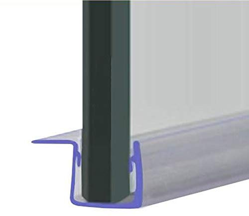Shower Seal for Screens, Doors or Panels | Fits 8, 9 or 10mm Glass | for When There is No Gap | 80cm, 90cm, 140cm or 2m Long | SEAL045 (200cm)