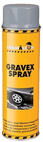 Chamäleon Underbody Protection 500 ml Spray Black, White, Grey Bitumen Spray Can Stone Chip Protection Body Repair (Grey, 1)