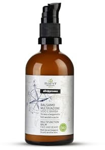 NATYR - Altromercato - Balsamo multifunzione - idratante viso e barba - tè nero e bergamotto - bio - 100 ml