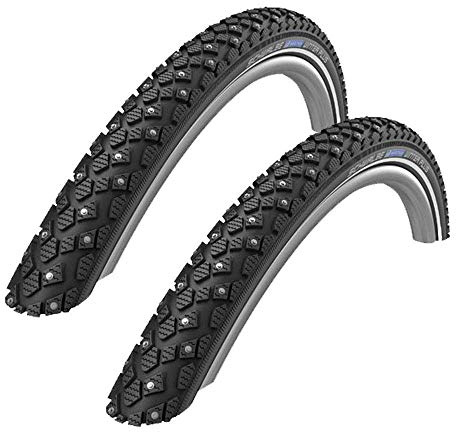 SCHWALBE 11116448.02, Marathon Winter Plus Perf, SmartGuard, TwinSkin Unisex Vuxen, B/B+RT, 42-406 HS396 168 Steel Studs WIC 67EPI