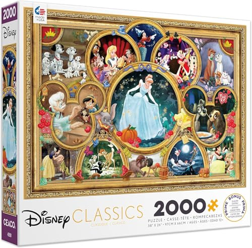 Ceaco Puzzle Disney Classics 2000pcs New 3502-3