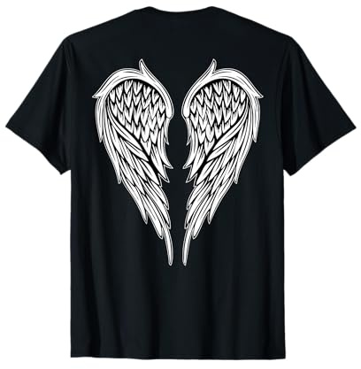 Wings On The Back Side Angel T-Shirt