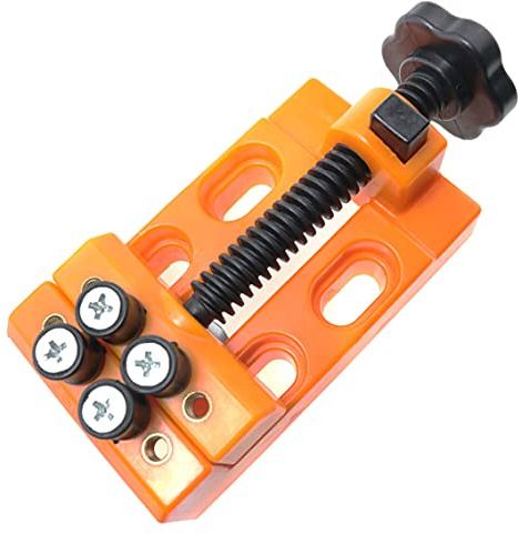 ToToT Mini Flat Table Vice ABS Plastic Mini Clamping Bed Mini Drill Press Vise Clamp Table Bench For Fixing Small Parts, Electronic Products, Jewelry, Model Making