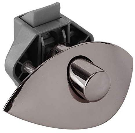 Chiusura a pressione del cassetto della serratura della porta dell'armadio per serrature della porta dell'armadio in legno da 12-25 mm per Marine Boad RV(Grigio)