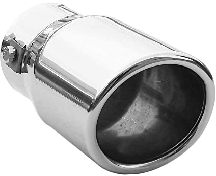 Endrohr Endrohrblenden Auspuffblende Auspuff Blende Endstück Schalldampf Sportauspuff Universal Edelstahl Poliert Tuning Sport bis 55mm