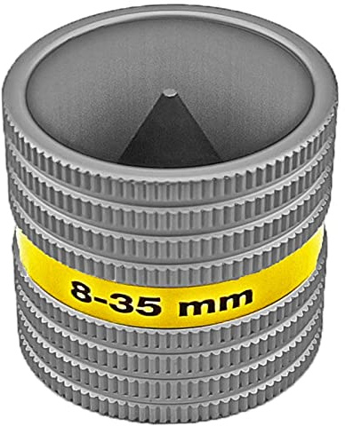 Profi Entgrater 8 bis 35mm Edelstahlrohr Kupferrohr Verbundrohr mit Durchmesser