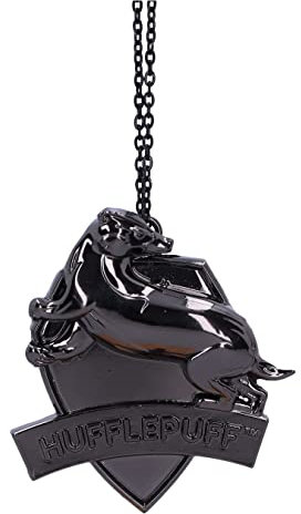 Nemesis Now Harry Potter Baumschmuck Hufflepuff Crest (Silber) 6 cm