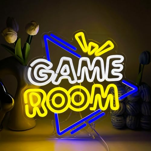 YUEYYNS Game Room Insegne al Neon Room Luce al Neon Sala giochi bar sala e-sport decorazione murale gioco luci al neon