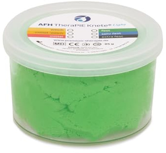 AFH TheraPIE Knete® Light | 85 g | fest = grün | Therapieknete, Knetmasse Handtherapie