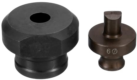QUARKZMAN Troqueladora Hidráulica para Perforar Agujeros 9mm Precisión Perforación de Agujeros Eléctrica Hidráulica para Máquina Perforadora Hidráulica MHP-20 JP-20 Borgoña Y Negro