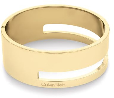 Calvin Klein Bangle-Armband für Damen GEOMETRIC ESSENTIALS Kollektion aus Edelstahl - Erhältlich in Silber oder Gold