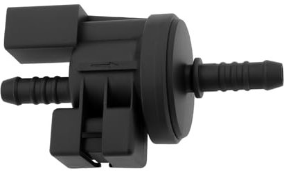 EMSea 1PC Auto Dampf Kanister Purge Ventil Magnetventil Entlüftungsventil 0280142432 06E906517A Kompatibel mit Jetta Kompatibel mit Golf Schwarz