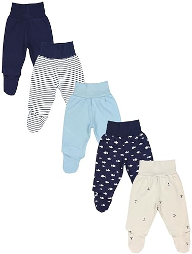 TupTam Pantalón con Pies de Bebé Paquete de 5 pies