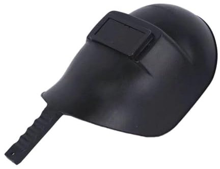 Máscara de mano para soldar, máscara roja de plástico, máscara de mano gruesa eléctrica, protección de soldadura