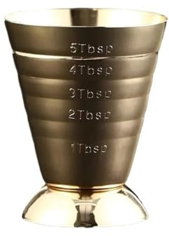 CHFYIJYHM Jigger for Cocktail con Incisione, misurino Creativo Jigger for Cocktail in Acciaio Inossidabile Strumenti for baristi, for Lo Stile Bar di casa(I2 90ml)