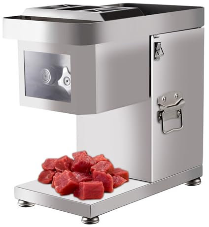 Meat Slicer 1500W with 105mm Blade - Three Cutting Modes for Meat, Vegetables, and Fruits - Removable and Washable for Easy Cleaning