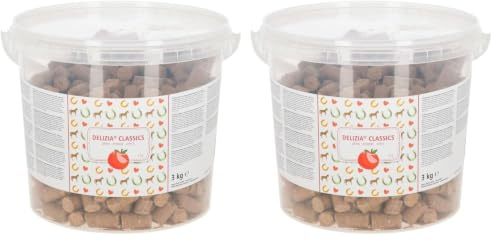 Eurohorseline 325008 Delizia Sweeties Apfel 3kg, orange (Packung mit 2)