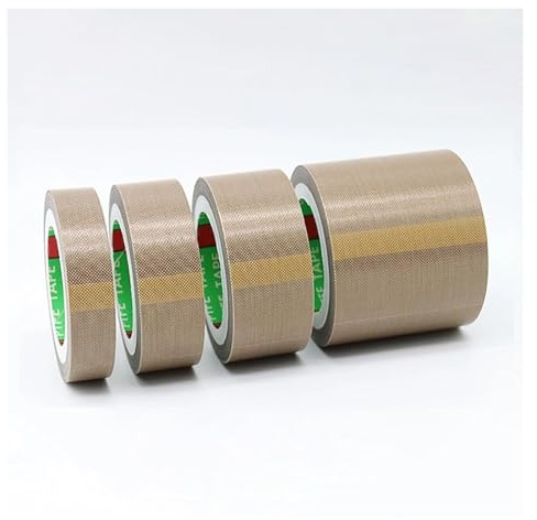 BTBTB Transparentes Teflonband, 0,13 mm dick, 13–20 mm breit, PTFE-Klebeband for Vakuumiermaschinen und die Elektroindustrie, 10 Meter lang(15mm)