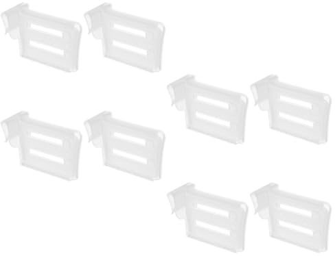 Gadpiparty 8pcs Fridge Side Door Dividers Adjustable Telescopic Refrigerator Drawer Food Partition Boards Household Fridge Accessories for Kitchen Storage