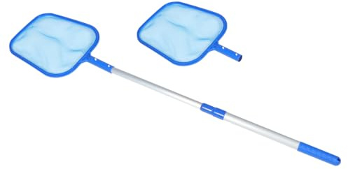 SUPVOX 1 Ensemble Épuisette de Nettoyage pour Piscine avec Filet Fin Outil de Nettoyage pour Débris Accessoire de Piscine et Durable A sans Manche C avec Manche
