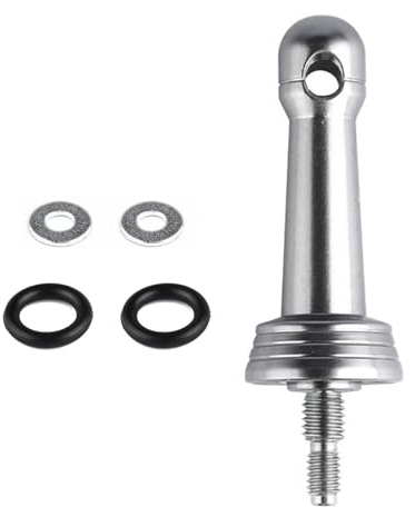 Oxtxuzdm Inserimento In/vite In Reel Stand Pesca Ruota Balance Rod Alluminio Equilibratori Con Anelli di Gomma Enhancer
