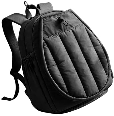 Tennisryggsäck för kvinnor - rymlig 32 x 23,1 x 45,5 cm, vadderad polyesterdesign, andningsaktiv utrustningsväska med racket | Sportryggsäck för badmintonträning, pickle