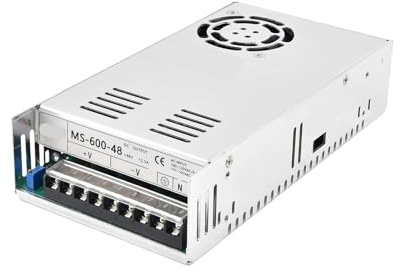 Fuente de alimentación CC Variable 600W 0-48V 12.5A, Fuente de alimentación conmutada Ajustable AC-DC CV/CC con Ventilador(72V 8.5A)