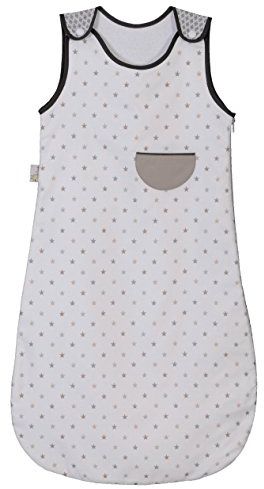 P 'tit Basile – sovsäck lätt för sommar baby 6–24 månader – 90 cm – UTAN polyesterwatt – Frottéfoder absorberande – bomull av biologisk odling – kollektion unisex Little Sweet Dreams