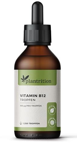 Vitamin B12 Tropfen – 1250 Tropfen (50ml) – 100 µg je Tropfen