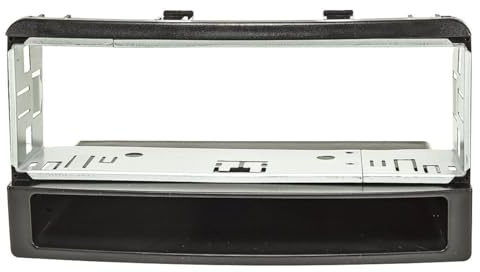 tomzz Audio 2415-123 Radioblende Metallschacht kompatibel mit Ford Focus Fiesta Escort Cougar Puma Mondeo Transit mit Ablagefach