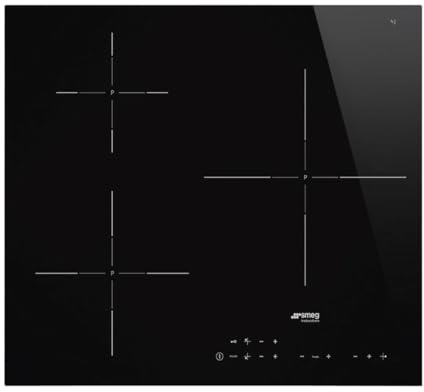 SMEG SI5632D, Placa de inducción UNIVERSAL, Black glass