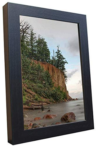 Bilderrahmen Fotorahmen 40x60 cm schwarz bilderrahmen zum aufhängen MDF Picture Frames Farbe und 40 verschiedene Größen wählbar ohne Passepartout Rahmen Malmö