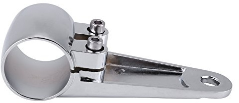 Support de Fixation de Phare, Support de Fourche Avant Moto Chromé 2pcs pour Tube de Fourche 35mm-41mm patte phare moto