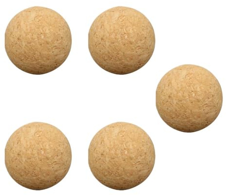 BESPORTBLE 5pcs Korkbälle 36mm Naturkork Kork Bälle Tischfussball kicherkugeln Naturkorkball Korkbälle Ersatz