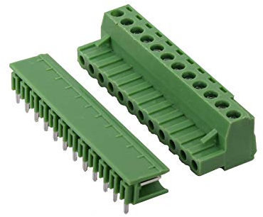 10x Anschlussklemmen RM 5,08 in 9 Größen von 2 Pin-14 Pin auswählbar (12 Pin)