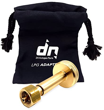 Gomet Adattatore per bombola di gas GPL GPL 21,8 mm per Francia, Italia, Germania dell'Est, Svezia, Balcani, Europa orientale