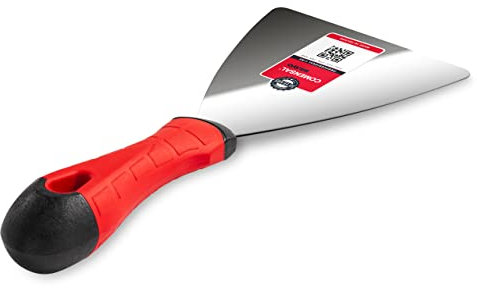 COMENSAL® Spachtel Soft 120mm - Venezianischer Edelstahl - Trockenbau Spachtel - Spachtel Gipswerkzeuge - Ergonomisch Geformter - Füllen von Hohlräumen - Made in EU