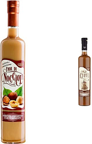 D&D, Fior di Nocciola liquore cremoso - 500 ml & Fior di Caffe liquore cremoso - 500 ml