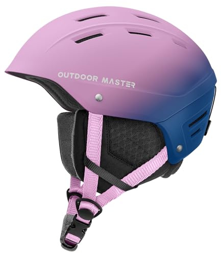 OutdoorMaster Kelvin II Ski Helmet - Snow Sport Helmet Snowboard Helmet for Men Women & Youth