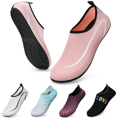 Swim Water Shoes Aqua Socks Barefoot for Sea Beach Swimming Shoes Pool Ladies Women Mens