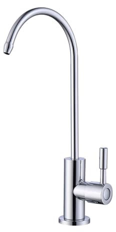 YWJFSA Filtre Robinet, Robinet D'Évier de Cuisine en Acier Inoxydable, Rotation À 360°,Un