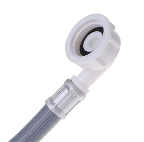 TUBBEK Washing Machine Dishwasher Inlet Pipe Water Feed Fill Hose With 90 Degree Bend(150cm)