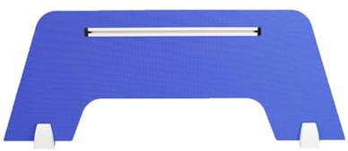 Panneau de séparation insonorisé pour bureaux, bibliothèques et salles de classe – Panneau d'intimité amovible avec séparateur de bureau – Panneau acoustique bleu (60 x 30 cm)