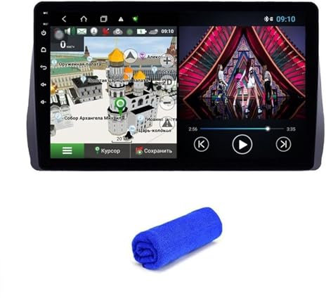 XEBRAD 6+128G DSP 4G Android 10 Head Unit, for Toyota, Wish 2010-2018 Car Radio Multimedia Video Player GPS Navigation Autoradio Stereo Touch Screen Car Player(T3 4Core 1G 16G)