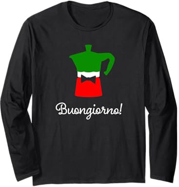 Buongiorno - Cafetière Moka Style Italien Manche Longue