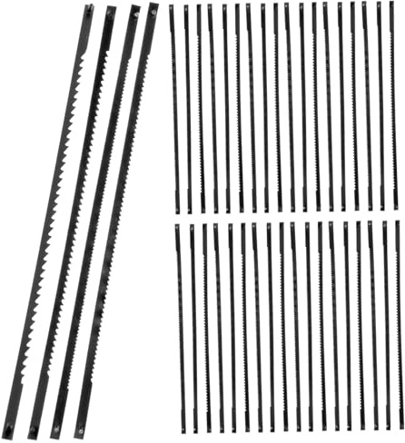 NUOBESTY 20pièces Lot De Lames De Scie à Chantourner Pour Coupe Métal Extrémité Assorties Pour Modélisme