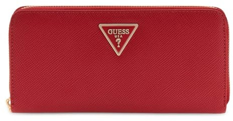 GUESS Geldbörse Laurel II Large Zip Around Wallet Red rot