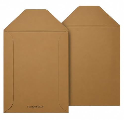 Managuards Trading Card Shipping Protection – 3x4 Semi Rigid Protective Envelope for TCG and Sports Cards, PWE Compatible (Pack of 200)