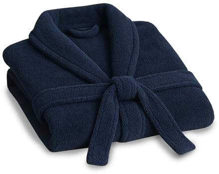 Bestlivings Bademantel (4XL - 6XL) mit Schalkragen und Taschen, weich flauschig saugstark, Sauna und Spa, auch für große Größen, Morgenmantel